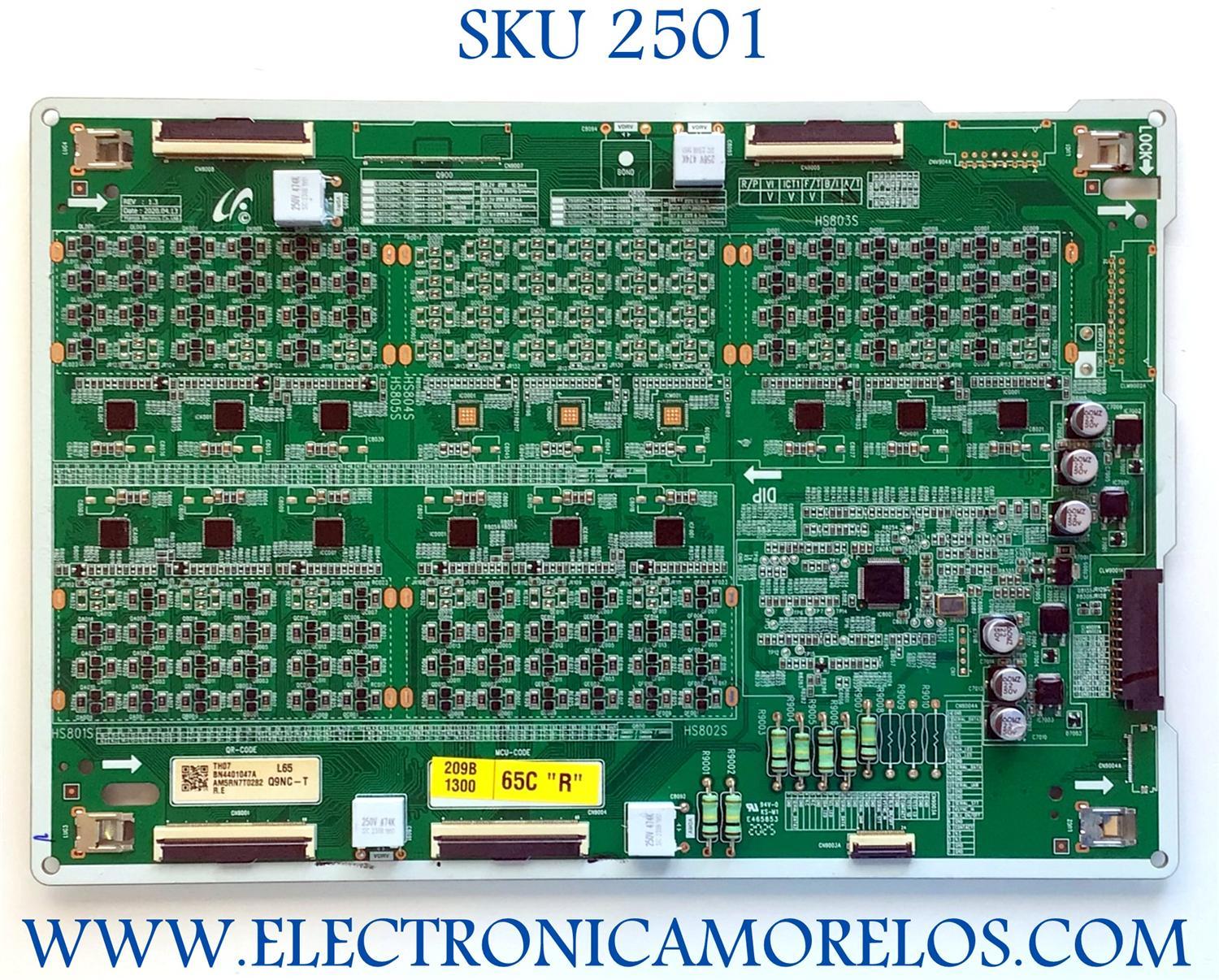 LED DRIVER PARA TV SAMSUNG NUMERO DE PARTE BN44-01047A / L65SQ9NC_THS / BN4401047A / MODELO QN65Q900TSFXZA AG08 / QN65Q900TSFXZA / QN65Q900TSF